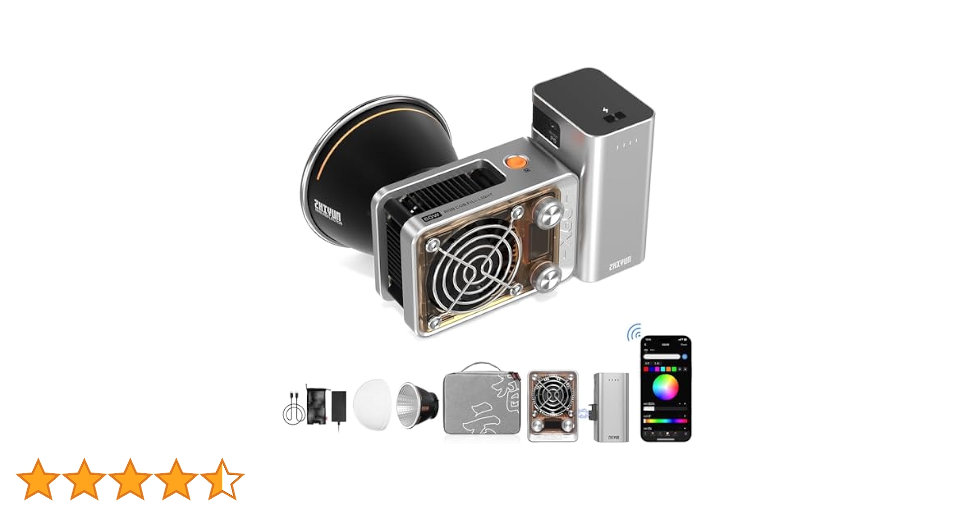 Amazon | [公式旗艦店]ZHIYUN MOLUS X60RGB COMBO ビデオライト